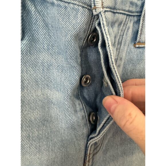 Madewell‎ Relaxed Denim Short Button Fly Cedarcroft Wash Size 26 - Picture 3 of 9